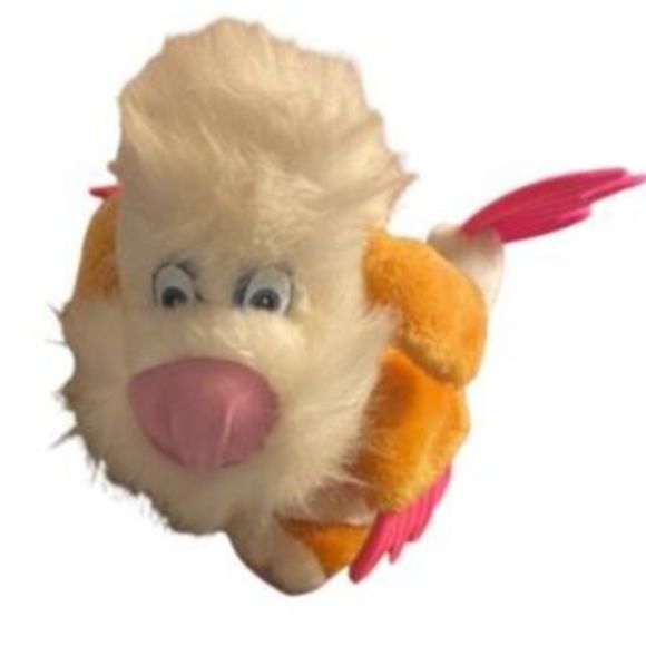 VERY RARE VTG 80s Remco Firffels Dicken 1985 Part Dog Chicken Plush Stuffed - Picture 1 of 12